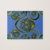 Puzzle Regardez mes courbes bleues (Horizontal)