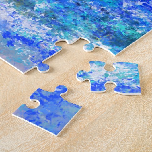 Puzzle Regatta Sailing - Art Abstrait peinture originale (Côté)