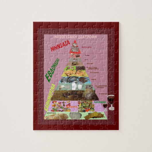 Puzzle Régime méditerranéen (Vertical)