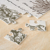 Puzzle région boisée vintage Père Noël (Côté)