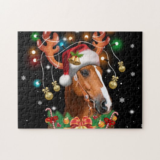 Puzzle Reindeer (Horizontal)