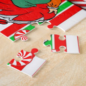 Puzzle Reindeer Père Noël Elf Snowman (Côté)