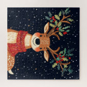 Puzzle Reindeer Starry Noël Twinkle soir (Horizontal)