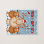 Puzzle Reinder de Noël (Horizontal)