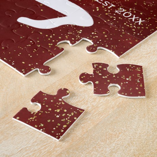 Puzzle Reinder de Noël en Bourgogne (Côté)