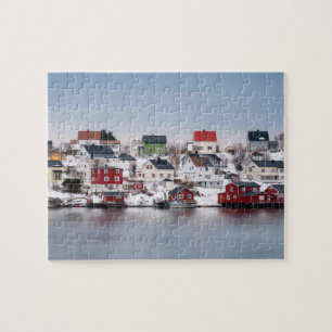 Puzzle Reine Colorée Village de pêcheurs Voyage artistiqu