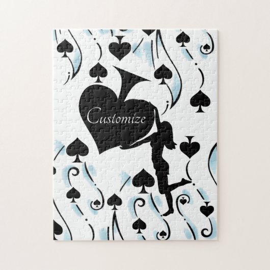 Puzzle Reine des pique tenant de l'As noir Thunder_Cove (Vertical)