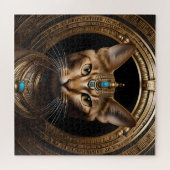 Puzzle Reine du Nil : Cléopâtre le chat à la tête (Horizontal)