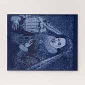 Puzzle Reine Elizabeth I en bleu (Horizontal)