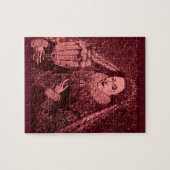Puzzle Reine Elizabeth I en rose (Horizontal)