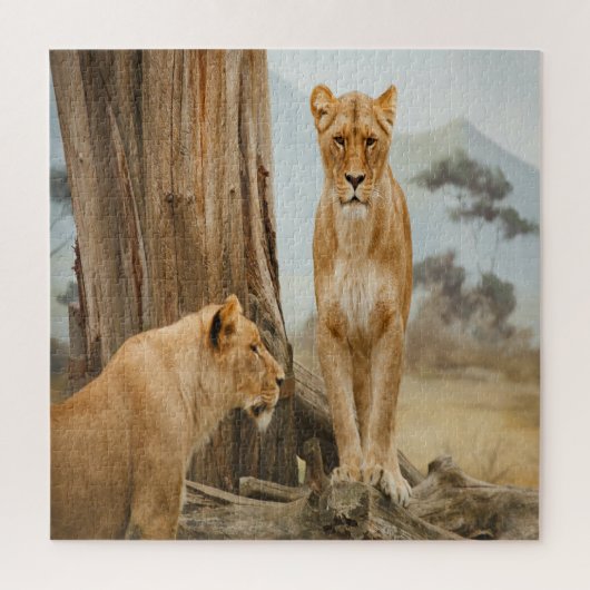 Puzzle Reine Lionne (Vertical)