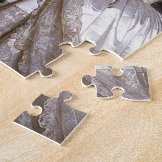 Puzzle Reine vintage, Victoria, (Côté)