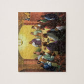 Puzzle Religion vintage, Dernière Cène avec Jésus-Christ (Vertical)