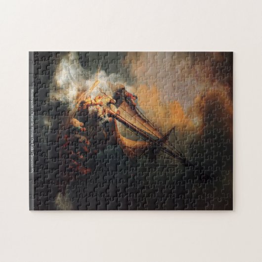 Puzzle Rembrandt - Christ dans la tempête sur le lac (Horizontal)