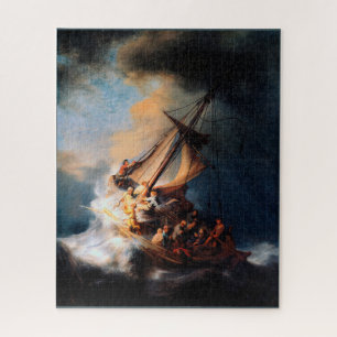 Puzzle Rembrandt - La tempête de la mer de Galilée