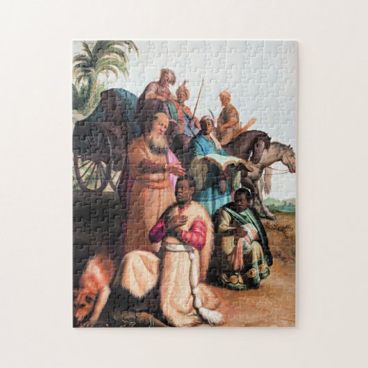 Puzzle Rembrandt - Le baptême de l'eunuque, (Vertical)