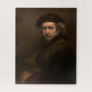 Puzzle Rembrandt Self Portrait : Peintre Néerlandais de l