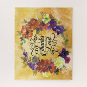 Puzzle Remercie le Seigneur, Thanksgiving (Vertical)