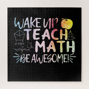 Puzzle Remerciement pour professeur de maths - Soyez géni