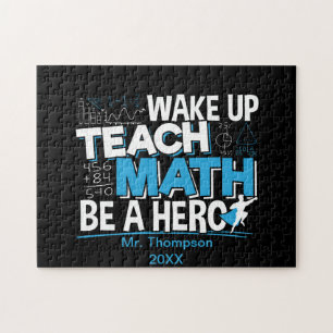 Puzzle Remerciement pour un professeur de mathématiques -