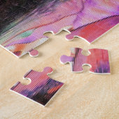 Puzzle Remerciements de l'enseignant Vivid Swirled Tie Dy (Côté)