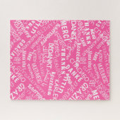 Puzzle Remerciements! - Multi Language - International Wo (Horizontal)