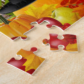 Puzzle Remerciements Thanksgiving Turkey, Citrouille Holi (Côté)