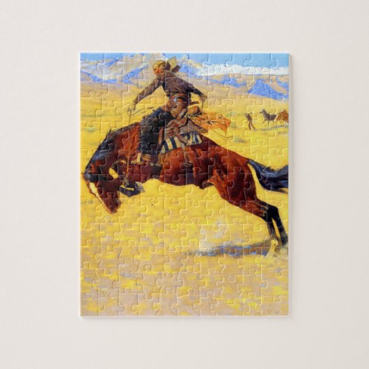Puzzle Remington Old West Horse et Cowboy (Vertical)