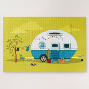 Puzzle Remorque de camping Animé