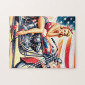 Puzzle Remorque de moto rétro vers le haut (Horizontal)