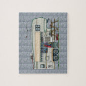 Puzzle Remorque mignonne de voyage de campeur de (Vertical)