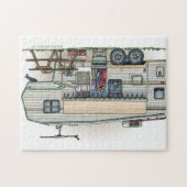 Puzzle Remorque mignonne de voyage de campeur de (Horizontal)