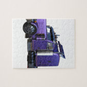 Puzzle Remorque semi-tracteur violet métallique Camion (Horizontal)