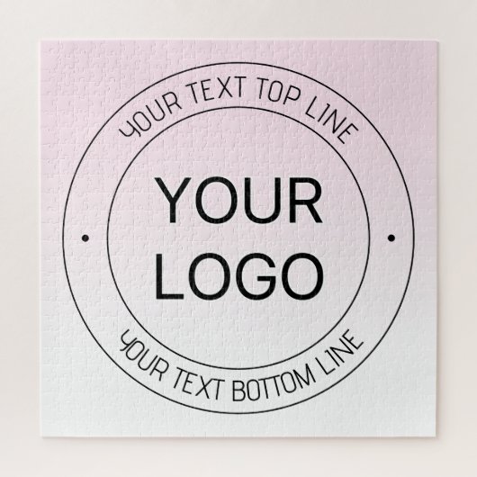 Puzzle Remplacement de logo facile & Texte éditable Ombre (Vertical)