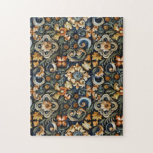 Puzzle Renaissance italienne en bleu (Vertical)