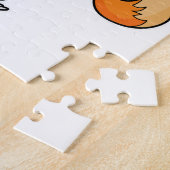 Puzzle Renard au patinage sur glace avec patins sur glace (Côté)