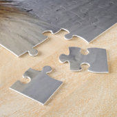 Puzzle Renard Brown marchant sur la neige (Côté)