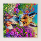 Puzzle Renard coloré (Horizontal)