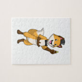 Puzzle Renard comme marié avec alliance (Horizontal)