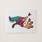 Puzzle Renard comme marié avec costume (Horizontal)