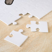 Puzzle Renard comme mariée avec voile et cœur (Côté)