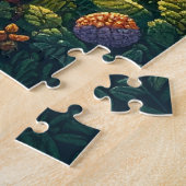 Puzzle Renard dans une bibliothèque de forêt magique (Côté)