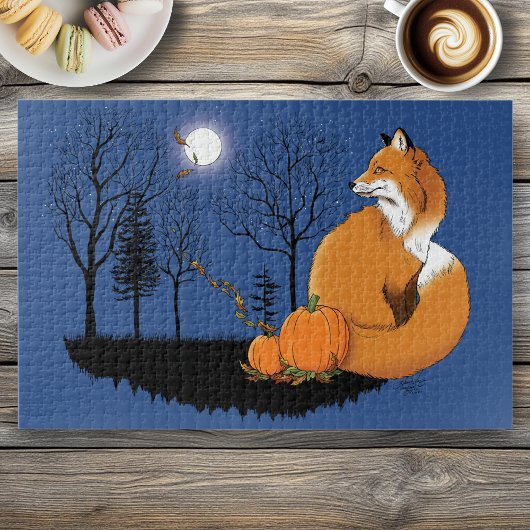 Puzzle Renard d'automne