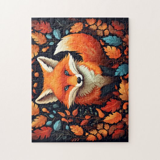 Puzzle Renard d'automne (Vertical)