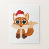 Puzzle Renard de Noël (Vertical)