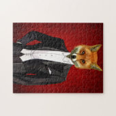 Puzzle Renard En Costume De Soirée, Portrait (Horizontal)