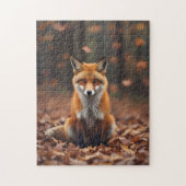 Puzzle Renard en forêt (Vertical)