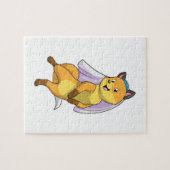 Puzzle Renard en mariée avec Voile (Horizontal)
