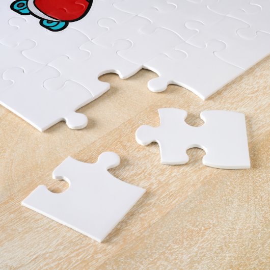 Puzzle Renard en patinage avec roulettes (Côté)