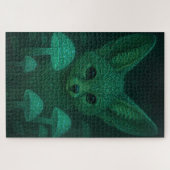 Puzzle Renard Enchanté & Champignons Bioluminescents Fair (Horizontal)